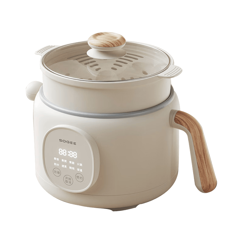 能电煮锅推荐：轻松烹饪乐享美味！麻将胡了免费试玩2025年多功(图5)